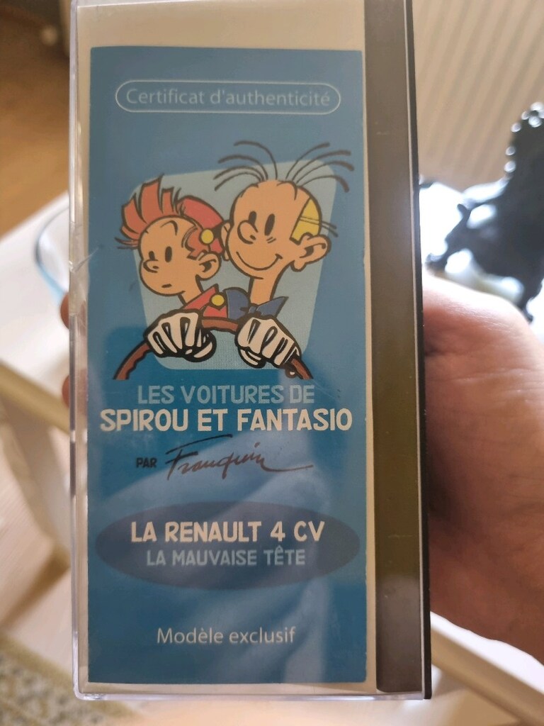 Atlas Spirou & Fantasio Renault 4CV 1:43 Koleksiyon - 3