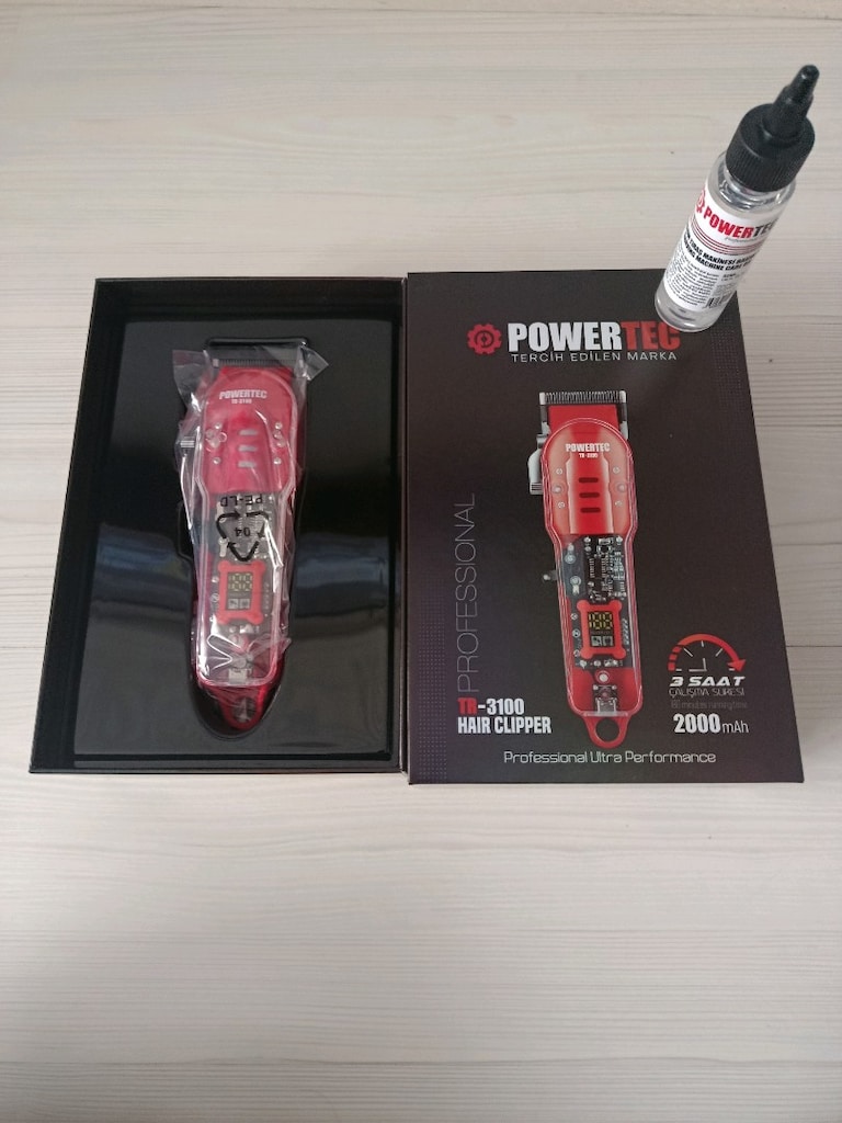 Powertec Tr3100 Traş Makinesi-Ara Makas Ve Düz Makas - 3