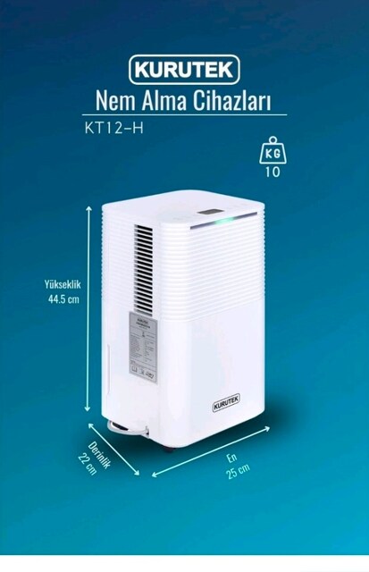 Kurutek kt12-h nem alma cihazı