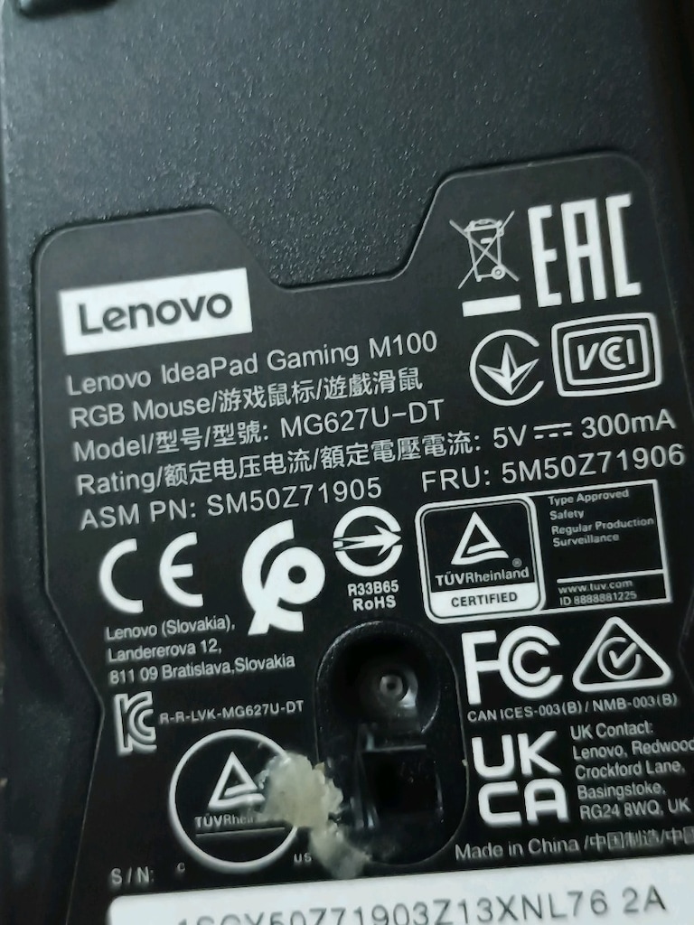 Lenovo Ideapad M100 GY50Z71902 Optik Kablolu Siyah Oyuncu Mouse - 6