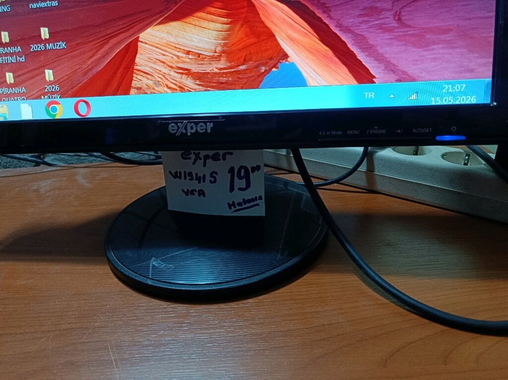 Exper Monitör W1941S 19 inç VGA giriş - 5