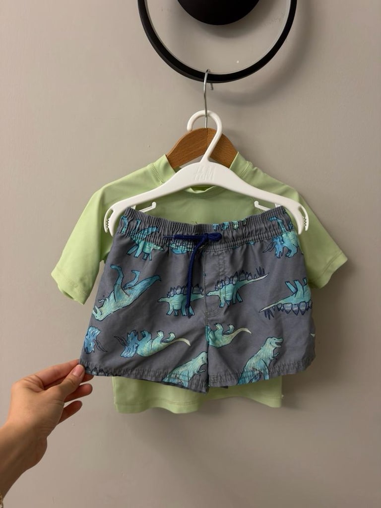 Carter’s Dinozor Desenli Koruyucu Mayo Set - 3