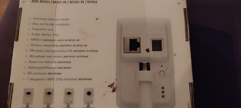 Axis m1011-w network ip kamera wifi gece görüşlü güvenlik kamera sıfı - 6