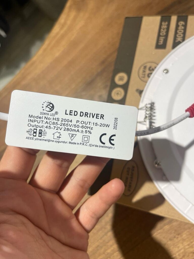 Sıva Altı Led Panel Beyaz Işık - 7