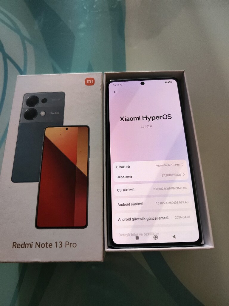TR CİHAZİ REDMİ NOTE 13 PRO 8 GB RAM 256 GB HAFIZA KUTULU - 4