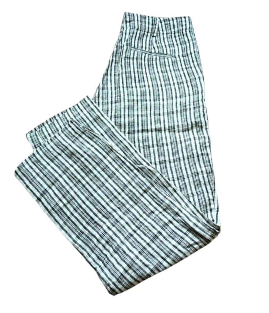 Mango Keten Pantolon - 5