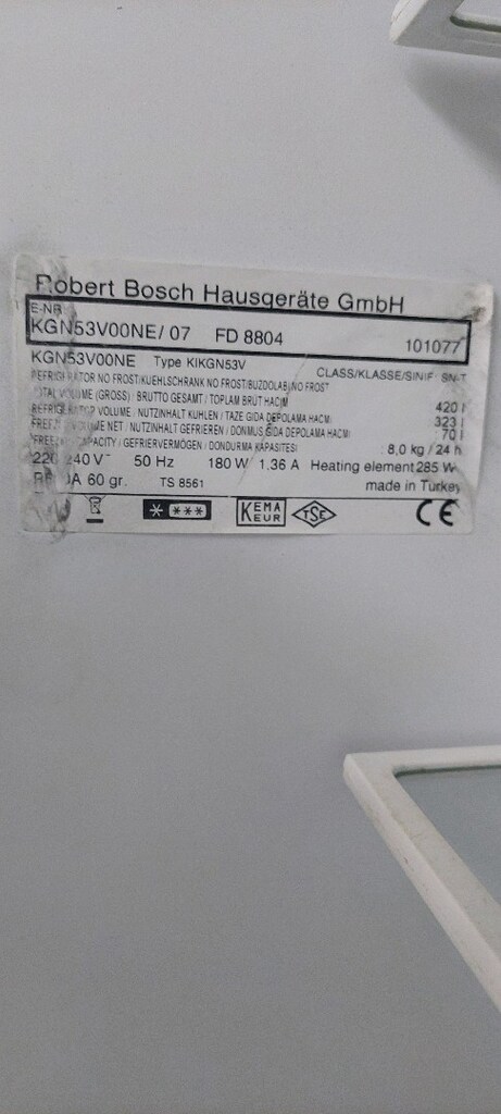 BOSCH NOFROST BUZDOLABI - 10