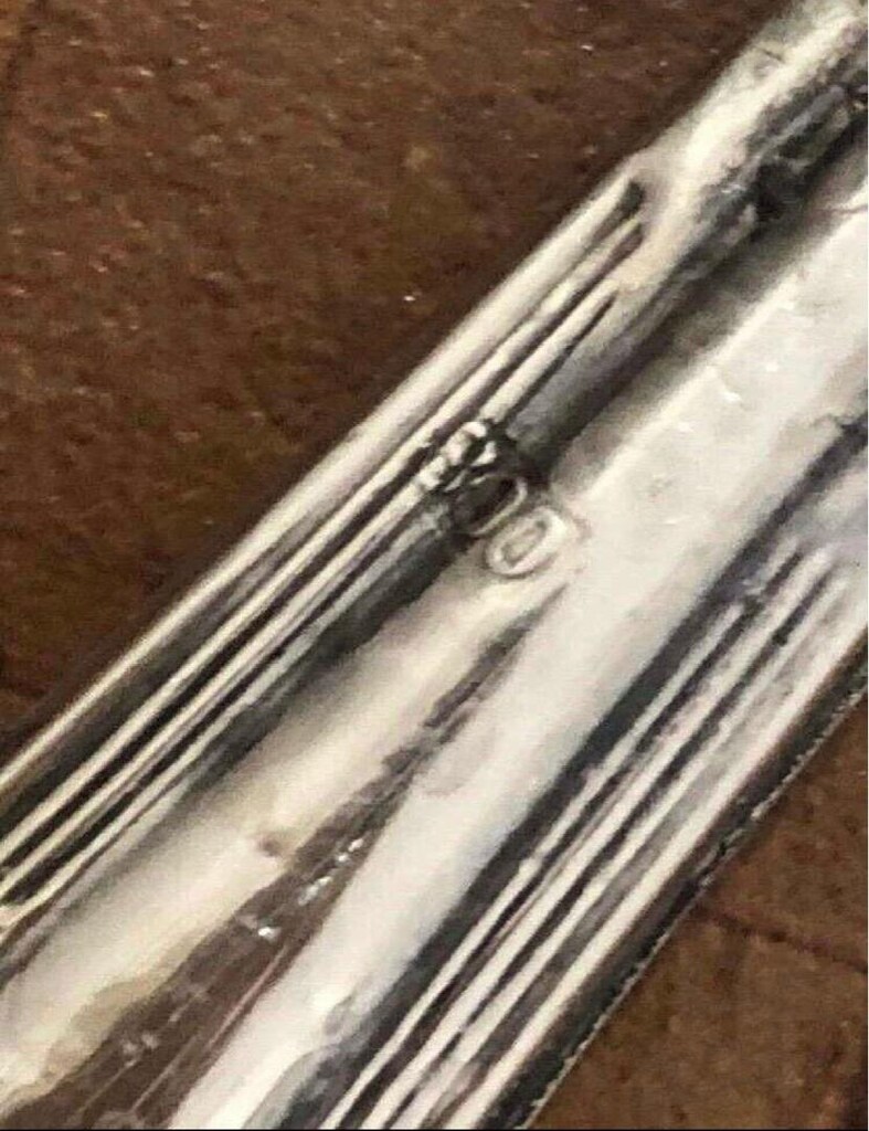 Gümüş saplı pasta servis takımı - 9