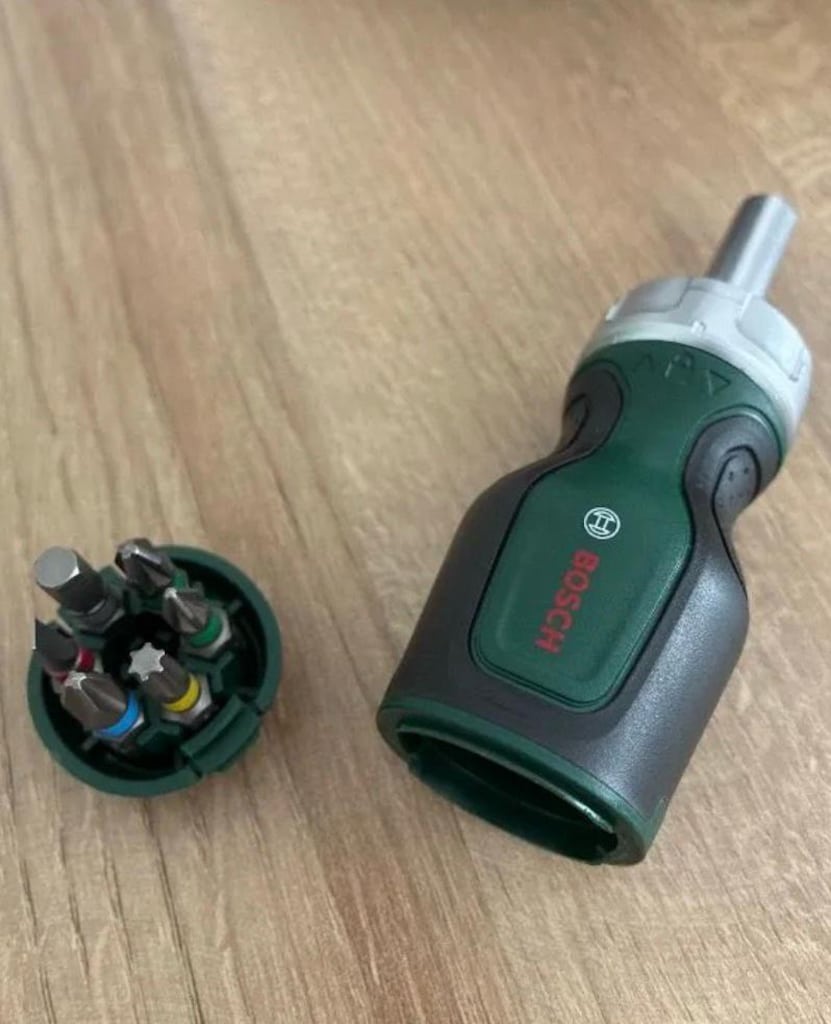 Bosch cırcırlı 6bitsli topaç tornavida - 2