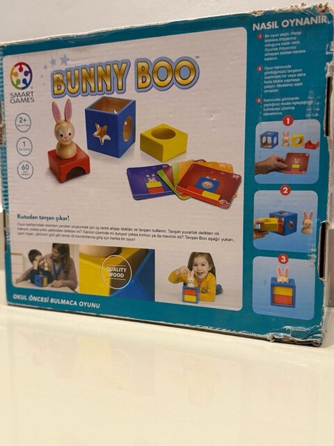 Smart Games Bunny Boo – Ahşap Zeka ve Bulmaca Oyunu (Orijinal)