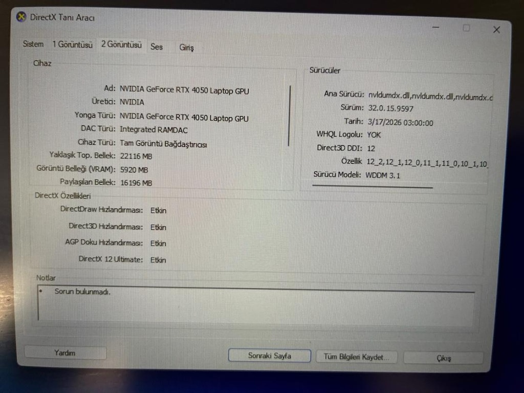 ASUS TUF Gaming F15 RTX4050 1 TB 32 GB RAM - 2