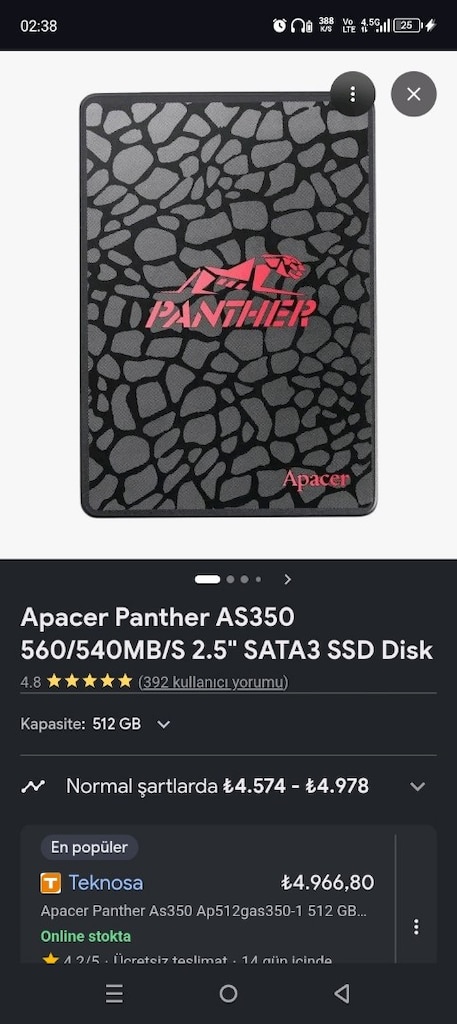 SATA SSD - 2