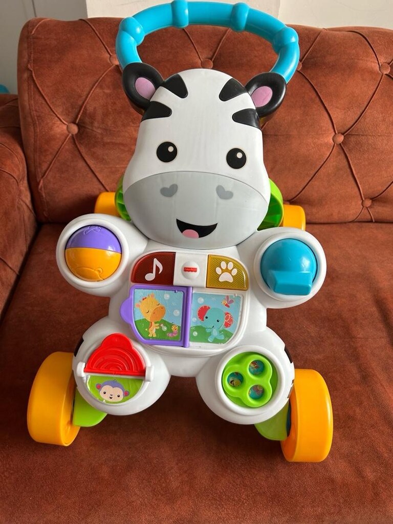 fisher price zebra yürüteç ilk adım arabası - 3