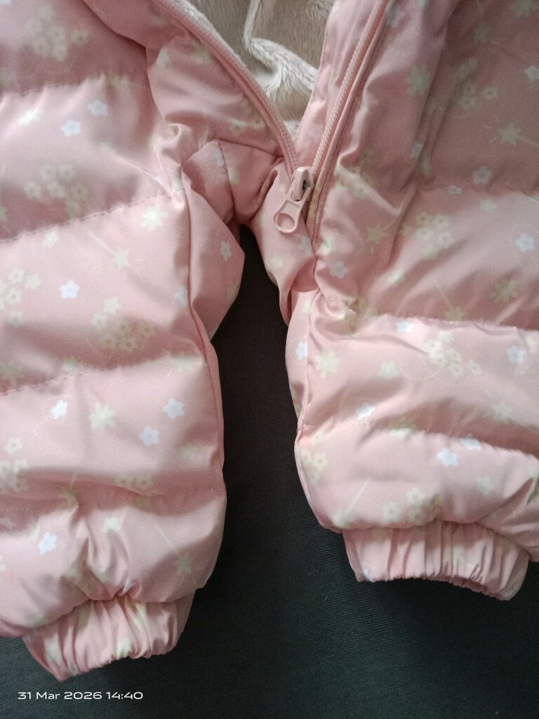 kız Bebek astronot tulum 0-3 ay - 5