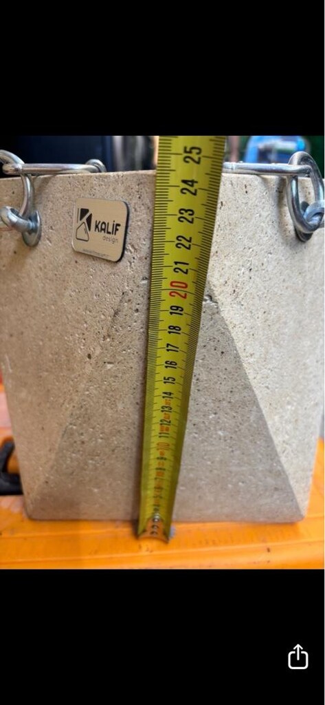kalif marka beton saksı asılabilir - 5