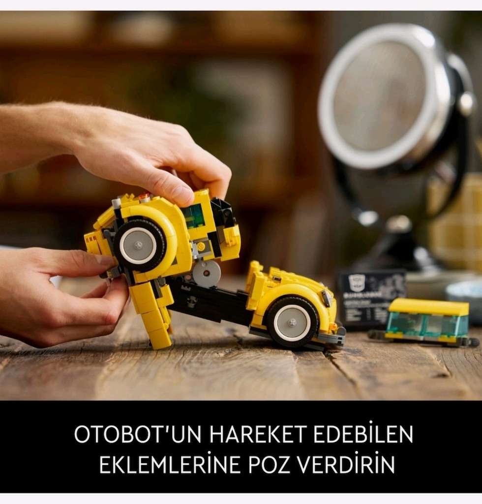 LEGO 10338 Icons Transformers Bumblebee figür Robot Aksiyon Yapım Seti - 5