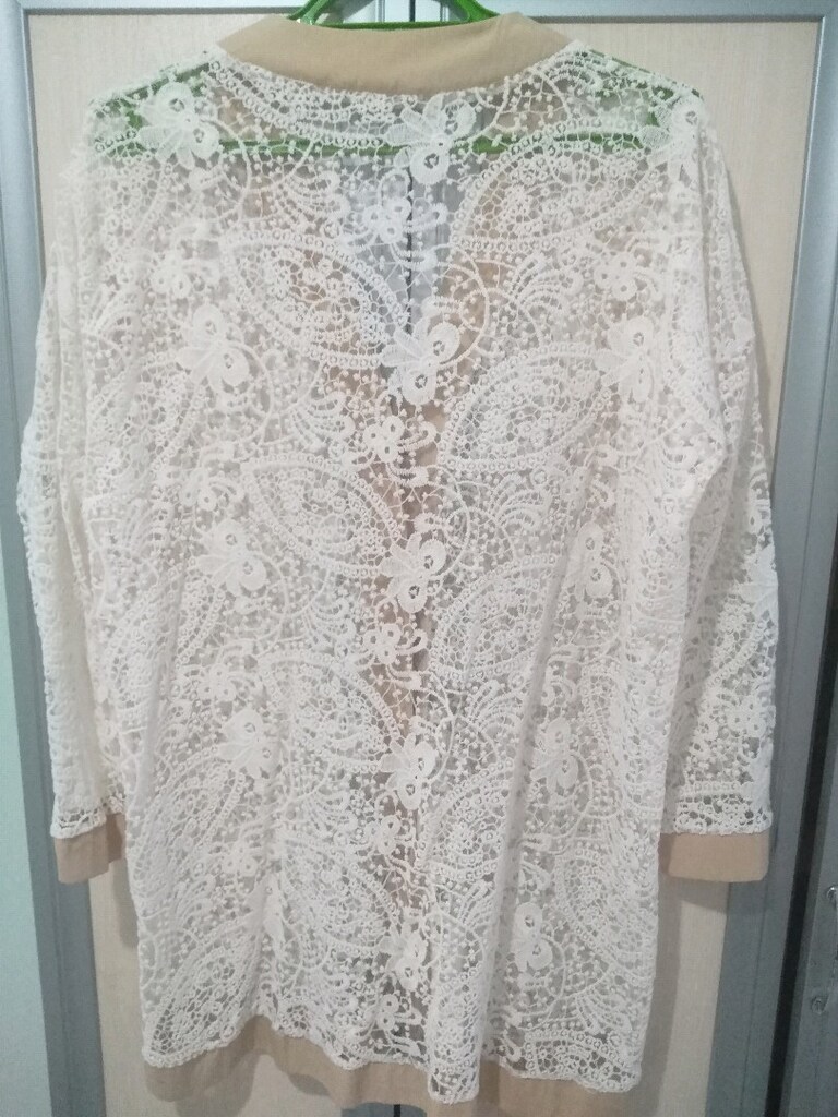 dantelli hırka modeli 44 beden - 4