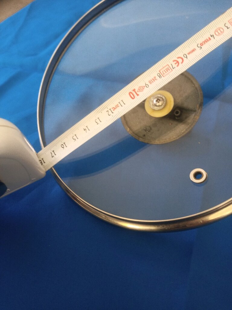 cam tencere tava kapağı çapı 17.5 cm - 6