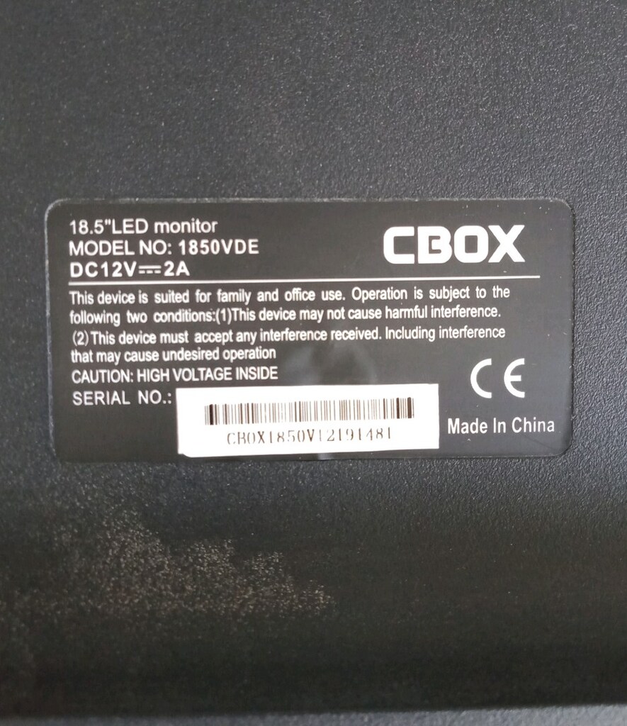 CBOX 18.5 inç LED MONİTÖR - 2