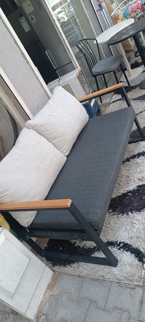 2Lİ BALKON YAZLIK HER YERE UYGUN DEMONTE OLA BU İLEN İKİLİ KOLTUK - 4