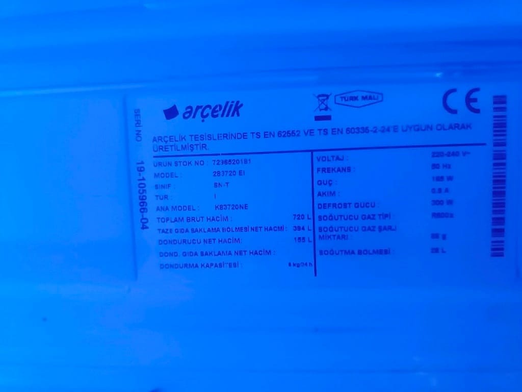 28.000 TL Etkin Arçelik inox XXL 720 litre no frost yeni nesil çok tem - 9