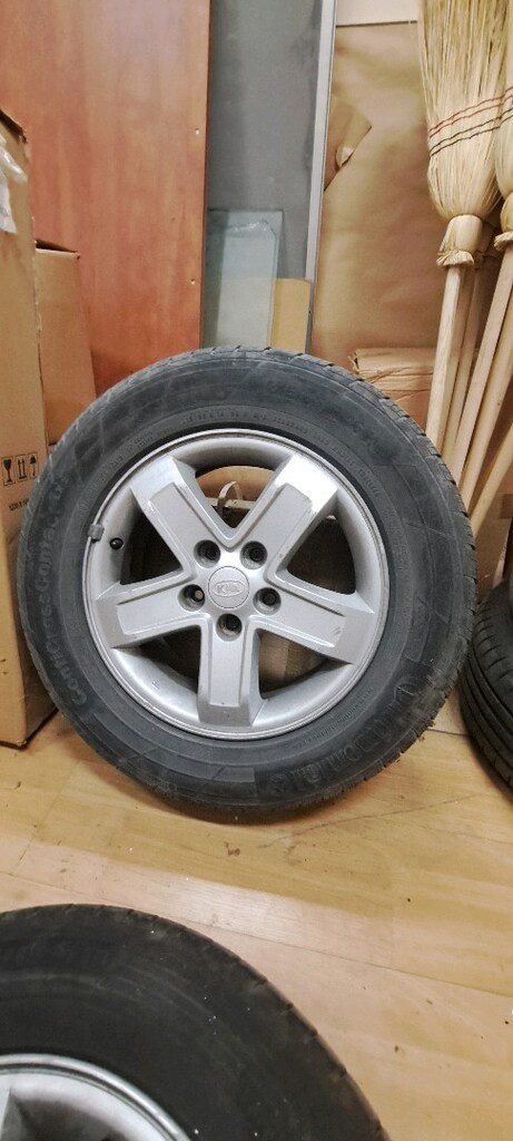 lastik kışlık ve jant lastik ikisi Goodyear ikisi contineltal - 2
