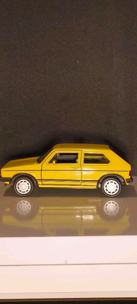 Welly NEX Volkswagen Golf 1 GTI Sarı 1/34 Ölçek - Sıfır Kutulu - 5