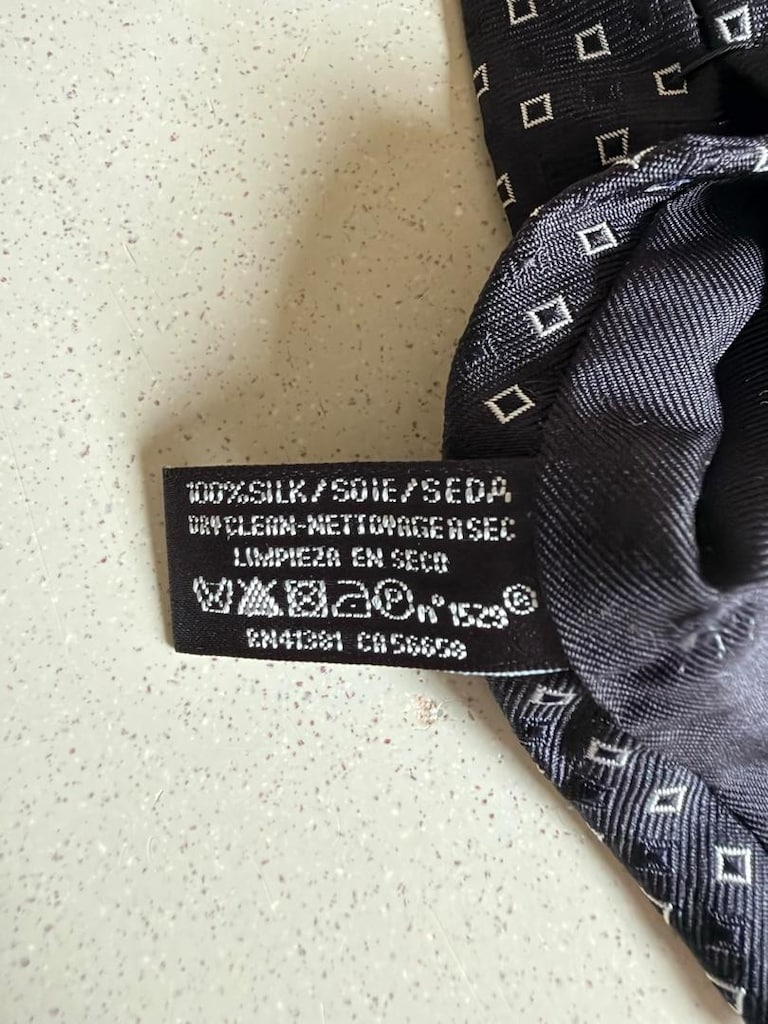 Ralph Lauren Orjinal El Yapımı %100 İpek Kravat — görsel 4/4
