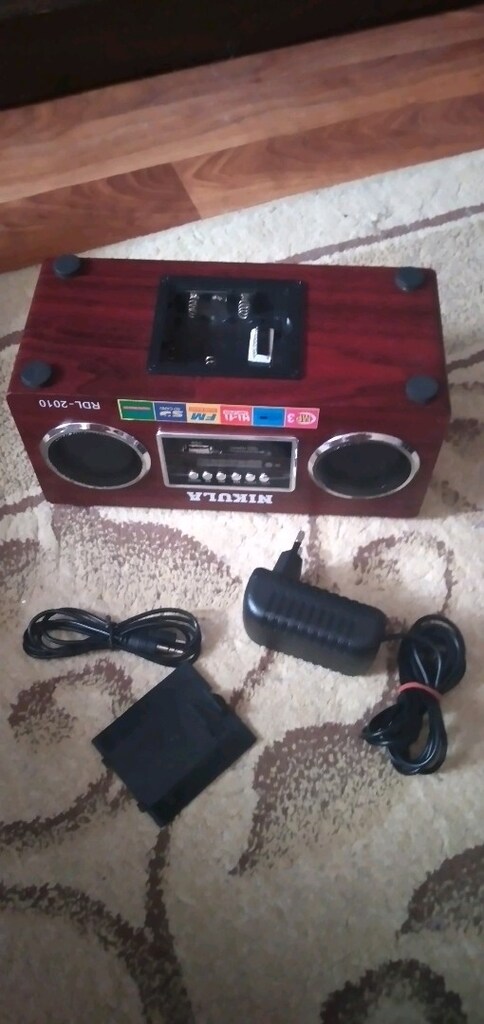 müzik çalar aux sd flasbellek radyo adaptörle pille - 3