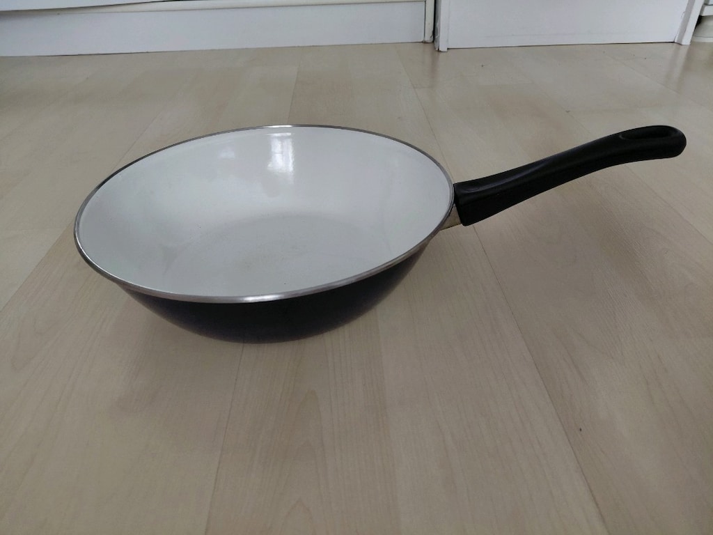 Siyah Emaye Wok Tava / Derin Tava - 27x7 cm (Tertemiz) - 4