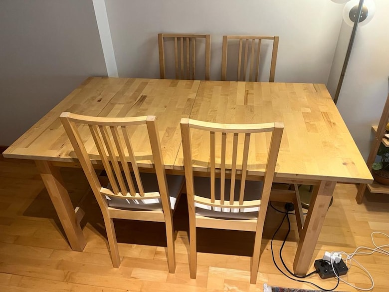 IKEA 6/8 Kişilik Yemek Masası Takımı - 3