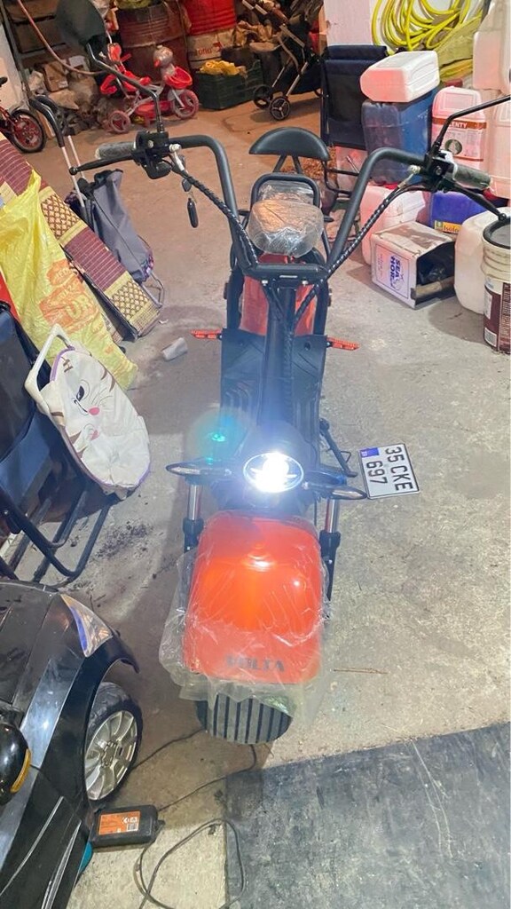 volta se 03 sıfır mopet 3 tekerlekli elektrikli mopet takas olur - 9