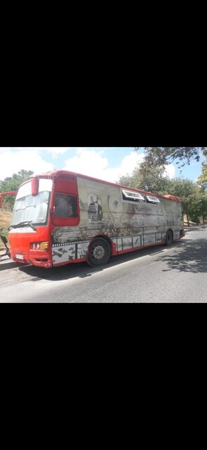 hurda belgeli karavan otobüs