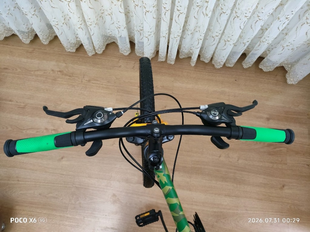 Tertemiz, komple bakımlı 24" Bianchi Spider 401 disk frenli bisiklet - 9