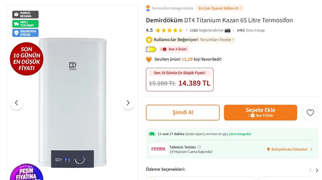 Demirdöküm Termosifon