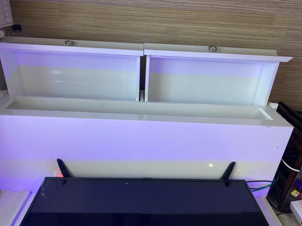 Beyaz Lake Led Aydınlatmalı Tv Ünitesi - 2