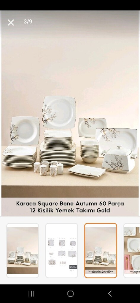 12 kişilik karaca yemek takımi - 3
