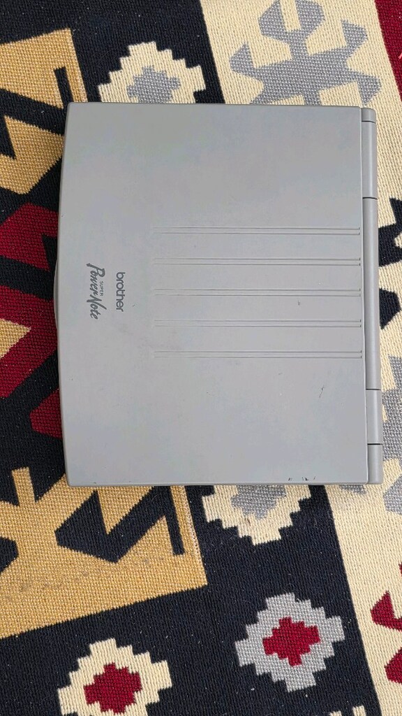 Vintage 1996 Brother super power note laptop - 7