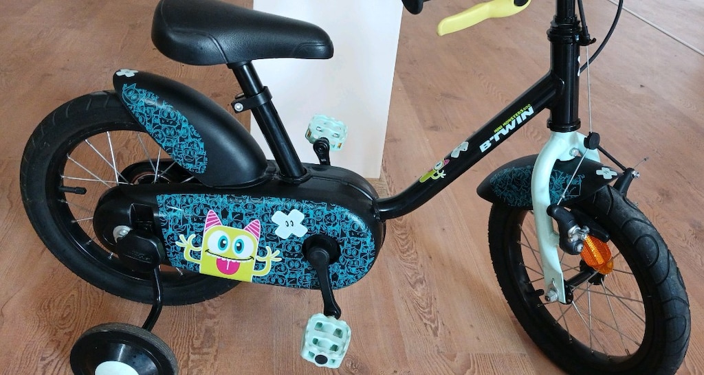 Btwin çocuk bisikleti 14 jant Decathlon YENİ GİBİ Ön Sepetli - 20