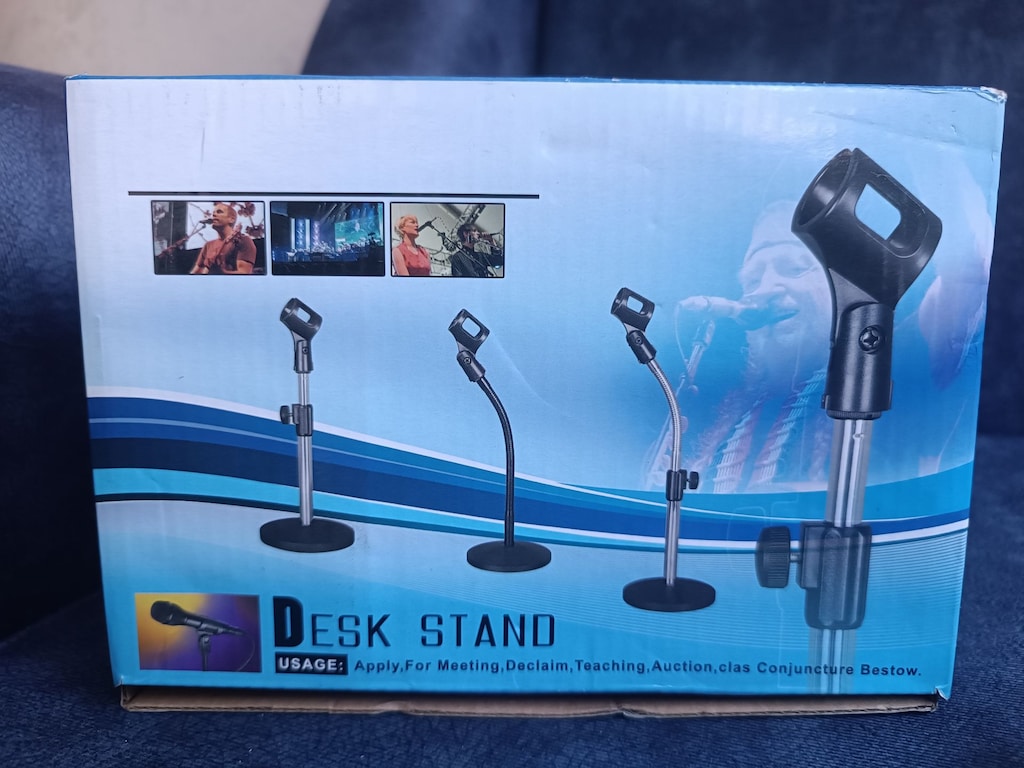 Gold Audio Krom Masa Tipi Mikrofon Sehpası (MS-25) - 4