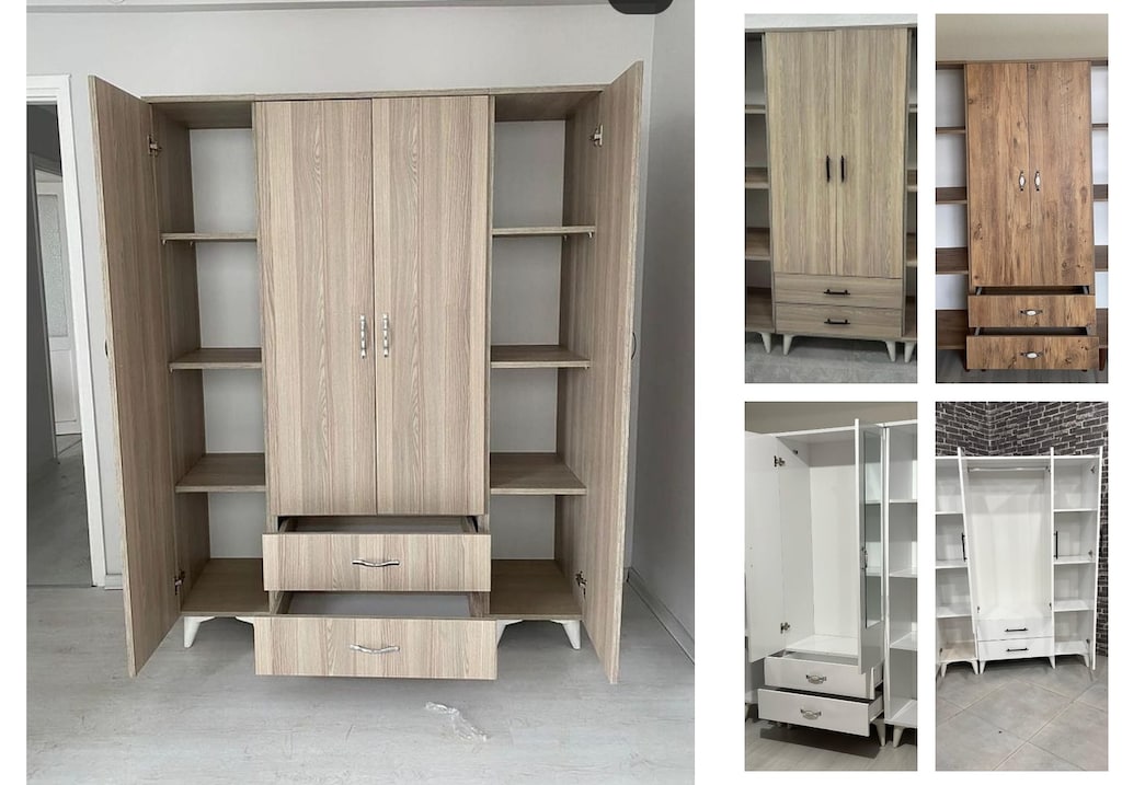 4 kapaklı elbise dolabı pbughrmxxo - 5