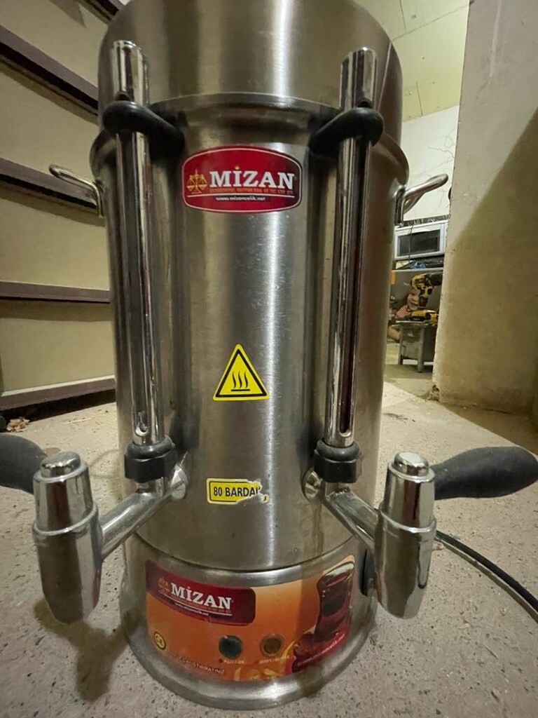 Mizan 80 Bardaklık Endüstriyel Çay Otomatı - Paslanmaz Çelik - 2