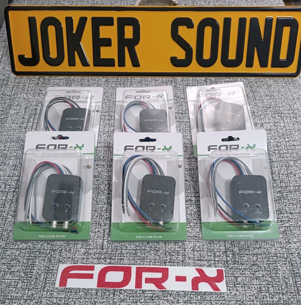FOR-X XHL-22 Oto Teyp Amfi Çıkış Aparatı Dönüştürücü kaliteli - 2