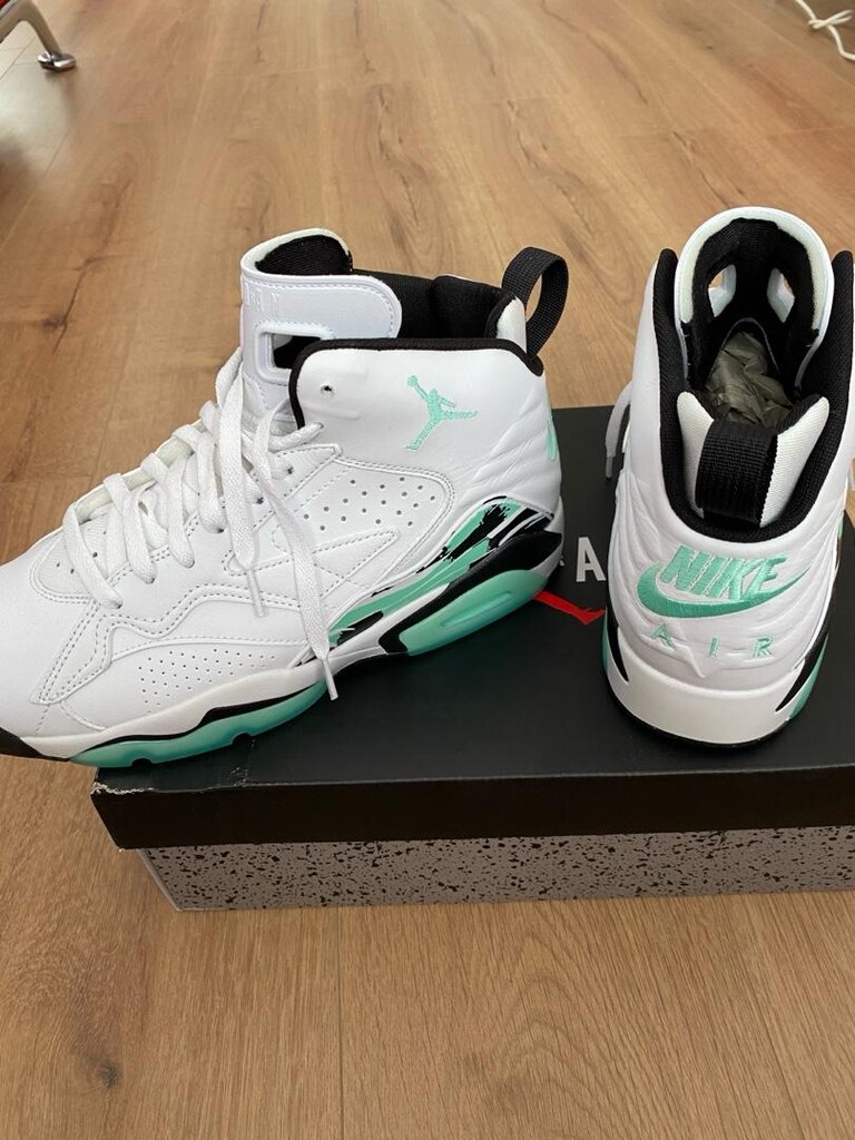 Sıfır / Orjinal Nike Jordan MVP "White/Green Glow" (44 Numara-faturalı - 2