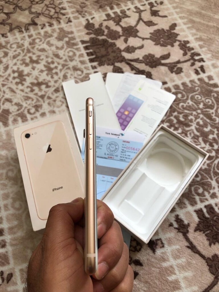 Fatura kutu ve aksesuar var pil100 Rose gold - 6