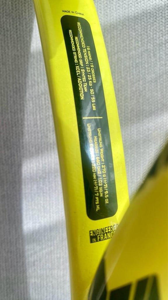 babolat pure aero g tenis raketi - 9