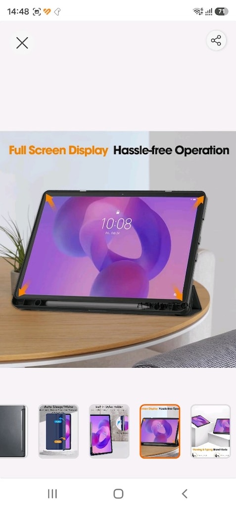 LENOVO İDEA PAD PRO 12.7 INCH KAPAKLI KILIF - 7