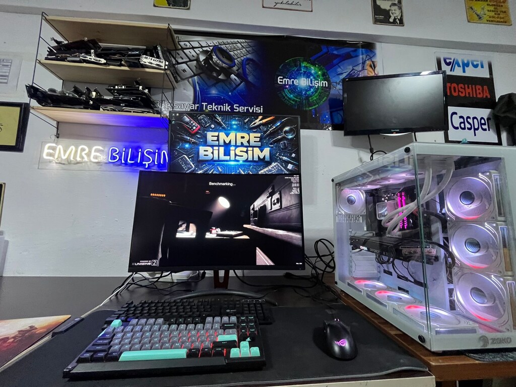 OYUN YAYIN BİLGİSAYARI GAMER PC MASAÜSTÜ BİLGİSAYAR FULL SET PC - 4
