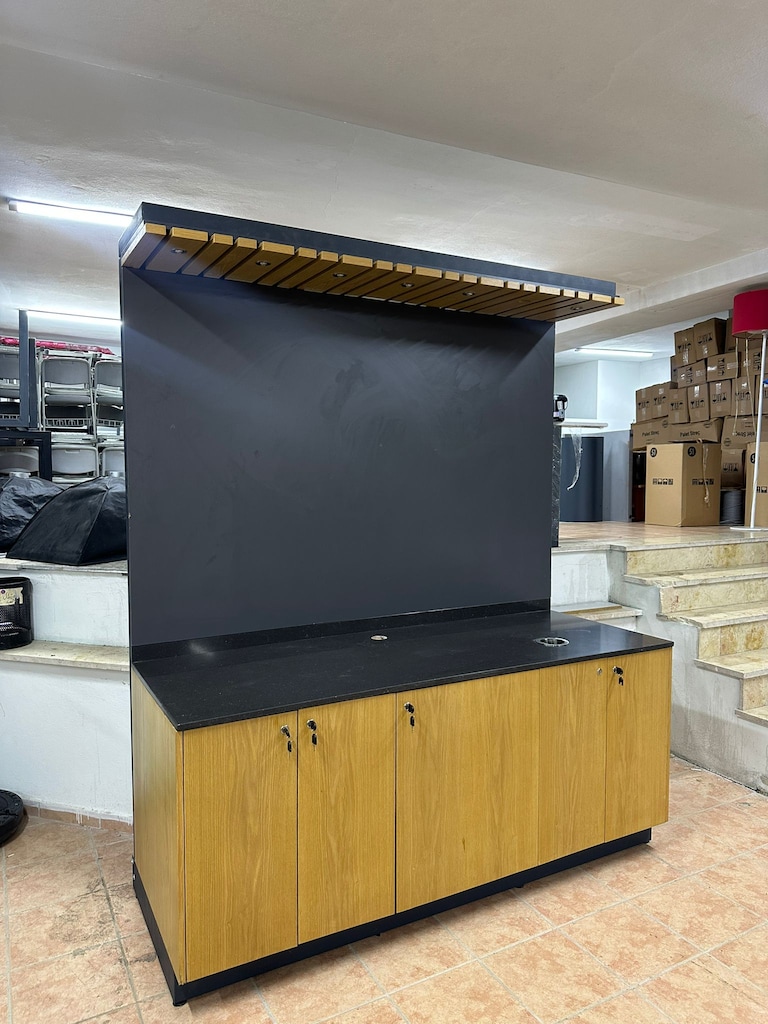 KLAS OFİS ÜSKÜDAR 200x80x242 cm MERMER TEZGÂHLI BANKO İKİNCİ EL - 2