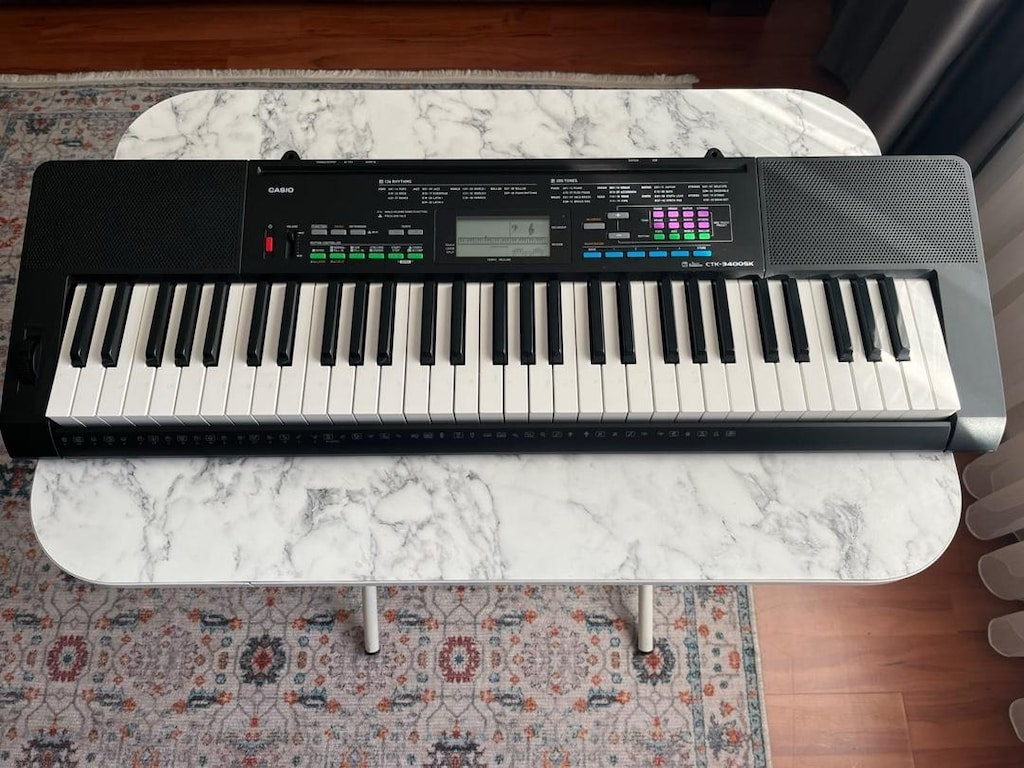 çok temi Casio CTK-3400SK org-kılıf+adaptör (Taşdelen -elden) - 6